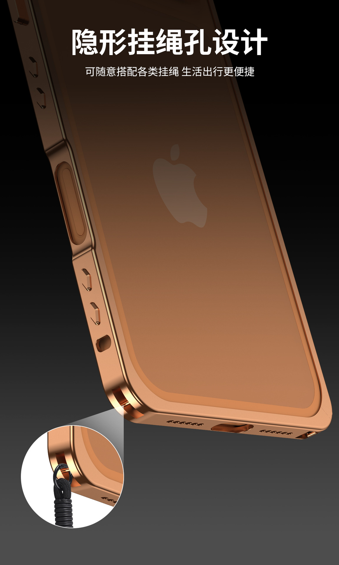 Ốp lưng viền kim loại chống sốc cho iPhone 17 Pro Max / 17 Air / 16 Pro – kiểu khung viền có nắp bảo vệ camera — Cam, Bạc, Đen, Xanh chi tiết 14