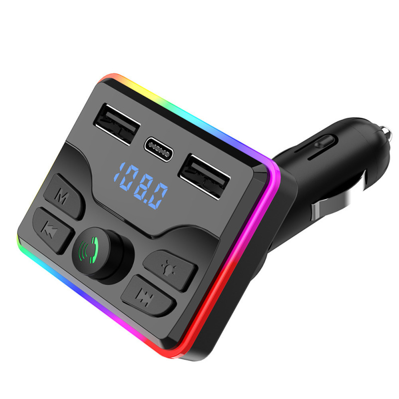 M51車載mp3 bluetoothプレーヤーusbメモリ音楽PD充電器急速充電ハンズフリー通話受信機fm送信|undefined