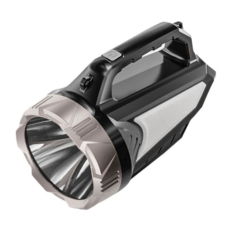 Handheld travel super bright flashlight solar-powered, logic spotlight, high power