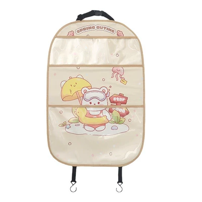rear seat anti-wear pad cartoon | Chair back anti-kick pad
