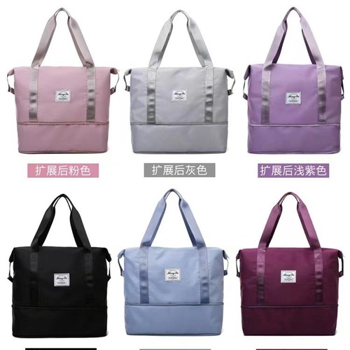 Manufacturer wholesale cross-border large capacity fitness bag Oxford waterproof duffel bag handbag dry and wet separation sports shoulder