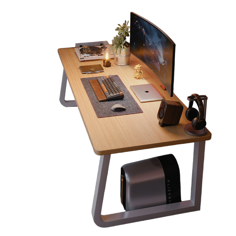 Mesa de computadora de cama mesa de escritorio mesa de trabajo simple moderna dormitorio simple escritorio de escritorio rectangular