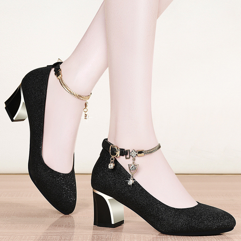 L9013 [Đen] cao gót 5CM