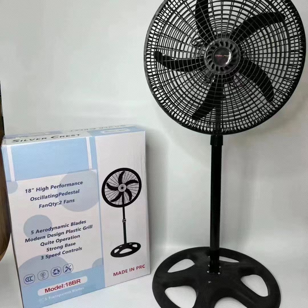 ventilador eléctrico de 24 pulgadas SILVERCREST ventilador eléctrico de piso doméstico sacude la cabeza ventilador grande ventilador silencioso ventilador eléctrico