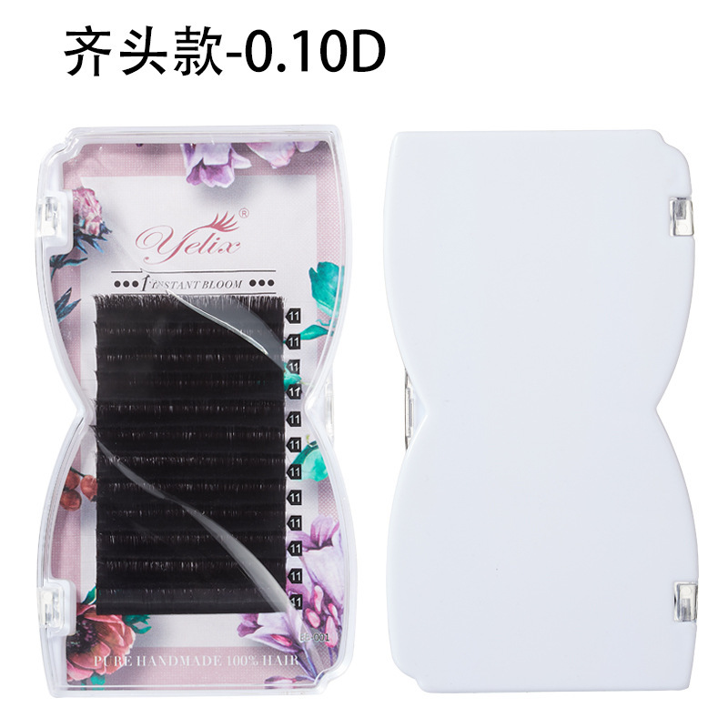 Fábrica de injerto de pestañas europeas y estadounidenses, pestañas transfronterizas, pestañas de una sola punta afilada, pestañas naturales, pestañas falsas florecientes en un segundo