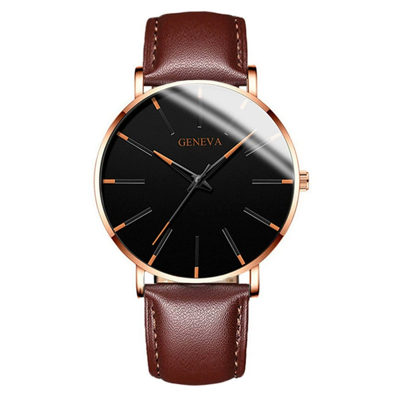 Men's Swiss‑Style Watch, Quartz Movement, 42 mm Dial, Metal Bracelet (230 mm)