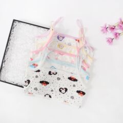 女の子のポリエステル綿のサスペンダー式のブラジャーの少女の発育期の小さいベストの小学生は胸の中学生の大きい子供の下着を拭きます。