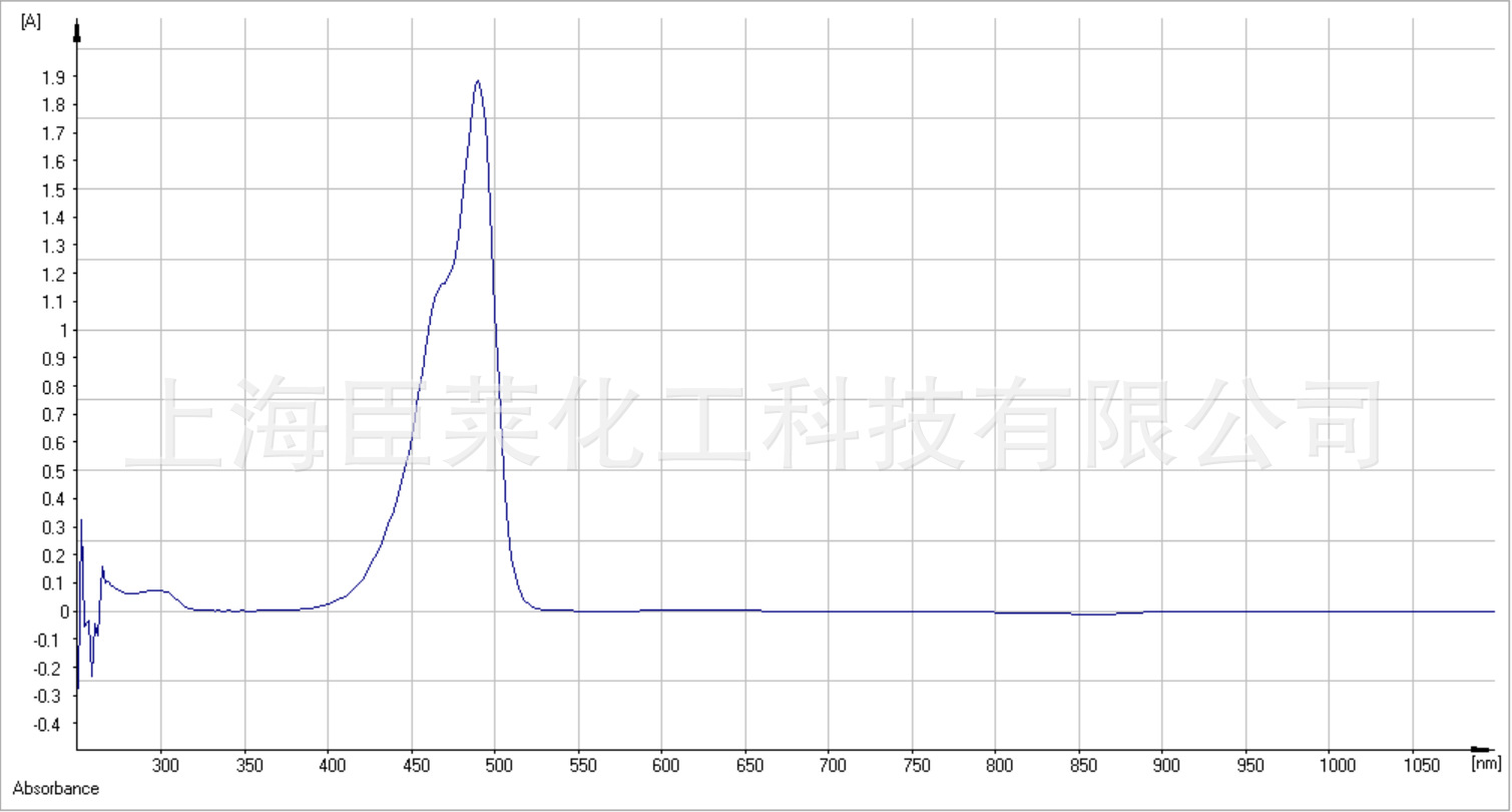 490nm吸收 可见光吸收剂染料 用于镜片透光材料 滤光片 防伪油墨