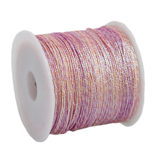 Small roll of colorful golden thread, bright Dragon Boat Festival wrapped hand rope diy lotus rice dumpling hand-knitted jewelry material wholesale