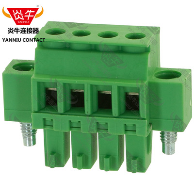 3.81mm炎牛凤凰PCB接线端子YN15EDGKAM/KF2/EC381RM/MCVR1.5-STF