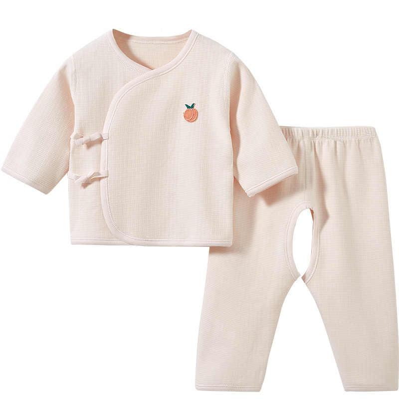 Ropa de bebé recién nacido primavera, otoño e invierno bebé recién nacido base monje caliente split ropa de otoño ropa de bebé ropa interior traje