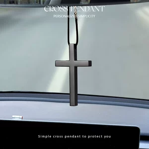 Xüsusi ərintili titan polad avtomobil asqısı, xaç bəzəyi