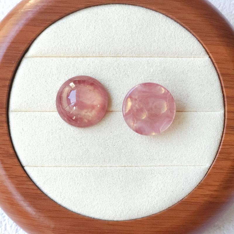 18mm银河系晕染半丸树脂贴片手机壳耳环头饰抓夹鞋扣diy饰品配件|undefined