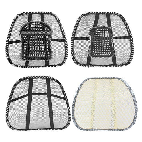 Car seat lumbar massage leather nail lumbar cushion cool breathable lumbar support cushion sedentary summer car backrest