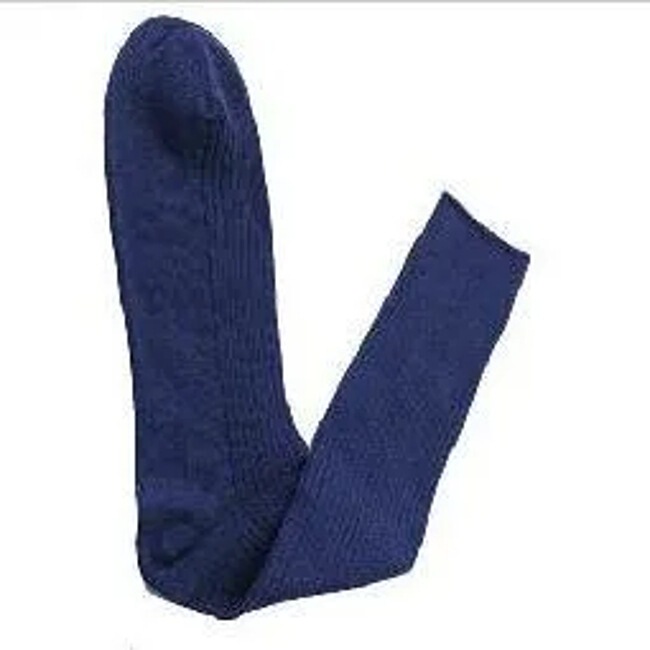 Round Neck Knitted Padded Cotton Men's Tactical Black Boot Socks