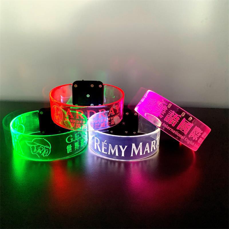 Led Magnetic Luminous Bracelet Ktv Event Bar Disco Atmosphere Flashing Wristband Concert Fluorescent Bracelet