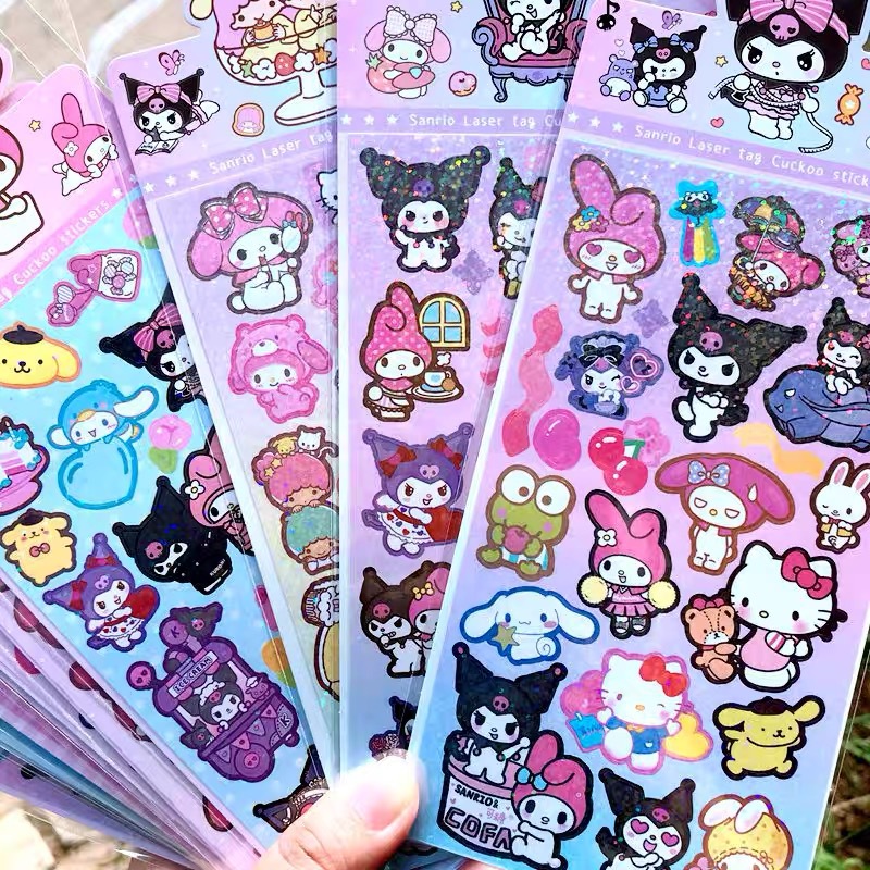 Cartoon cute waterproof sticker, DIY