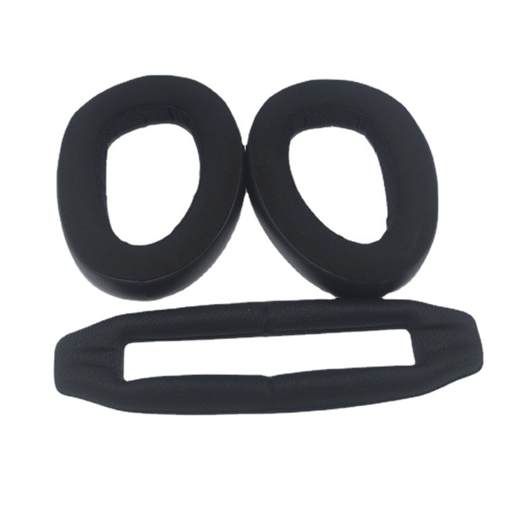 Suitable for Sennheiser GSP600/500 over-ear headphones with frosted leather, gaming headset earcups, and foam earcups.