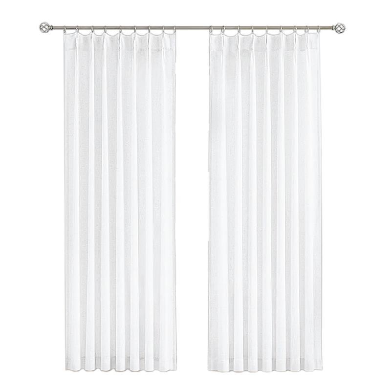 オリジナルの幻影スクリーンカーテン、モダンなリビングルーム、寝室、バルコニー用、無地、特価、白いスクリーンカーテン、透光性があり人を覗かせない窓用スクリーンカーテン