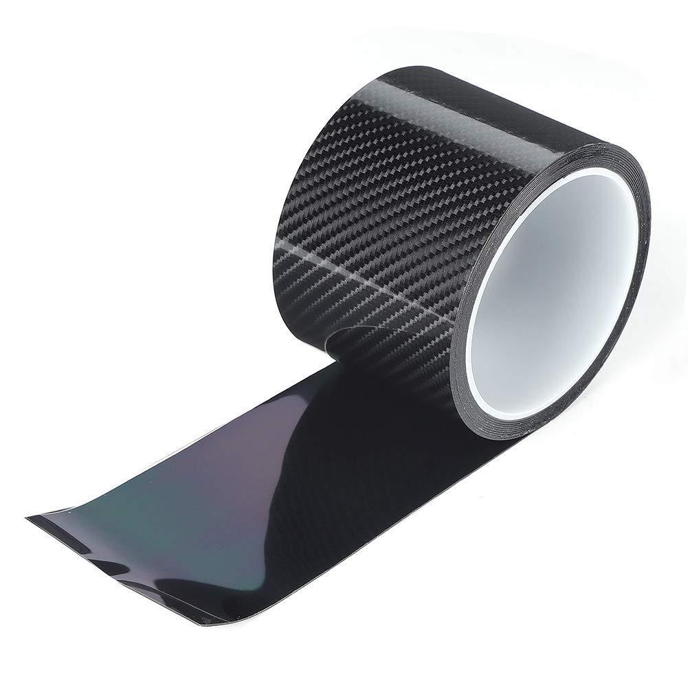 Car Door Sill Strip K5D Carbon Fiber Pattern Door Anti-Collision Strip Rear Box Bumper Door Edge Anti-Scratch Protection Strip