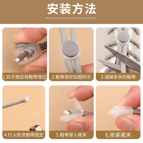 Plastic spring buckle, colorful translucent double-hole cylindrical pig nose buckle, large clothing and shoe adjustment anti-slip rope buckle