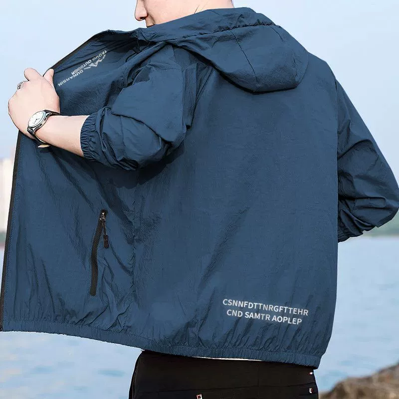 Летняя солнцезащитная одежда из ледяного шелка, новинка 2024 года, модная куртка с защитой от ультрафиолета, самая удобная для сочетания, тонкая солнцезащитная одежда, куртка