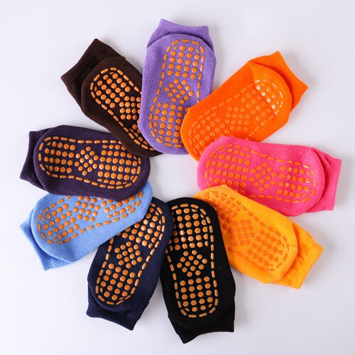 Children's socks, professional non-slip trampoline socks, boys and girls, infant morning classroom floor socks, adult yoga home socks