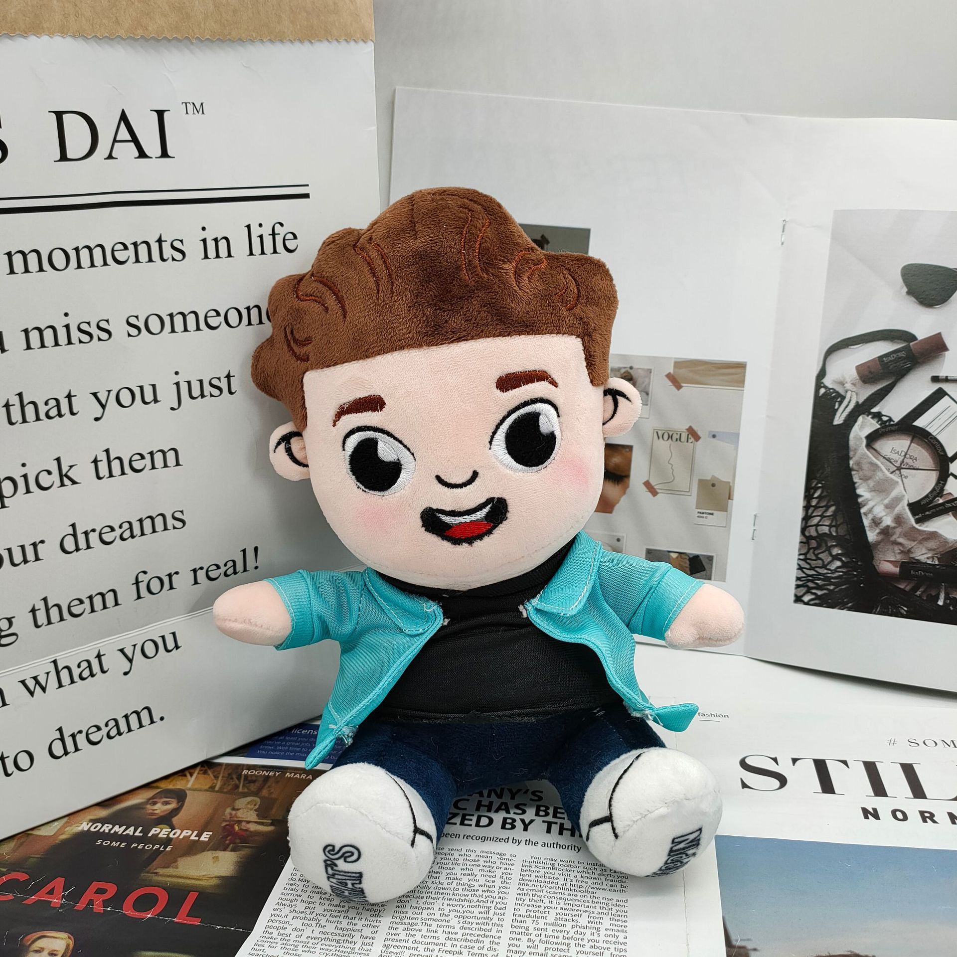 跨境新品Caylus Talking Plush 毛绒玩具桌游 凯吕斯城毛绒玩偶阿里巴巴