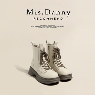 Martin boots for women 2023 new British style retro boots for women Spring and Autumn single-layer boots thick bottom lace-up all-match snow boots