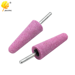 Metal polishing with handle fltstone conical red corundum grinding head electric grinding head grinding wheel grinding head grinding tool
