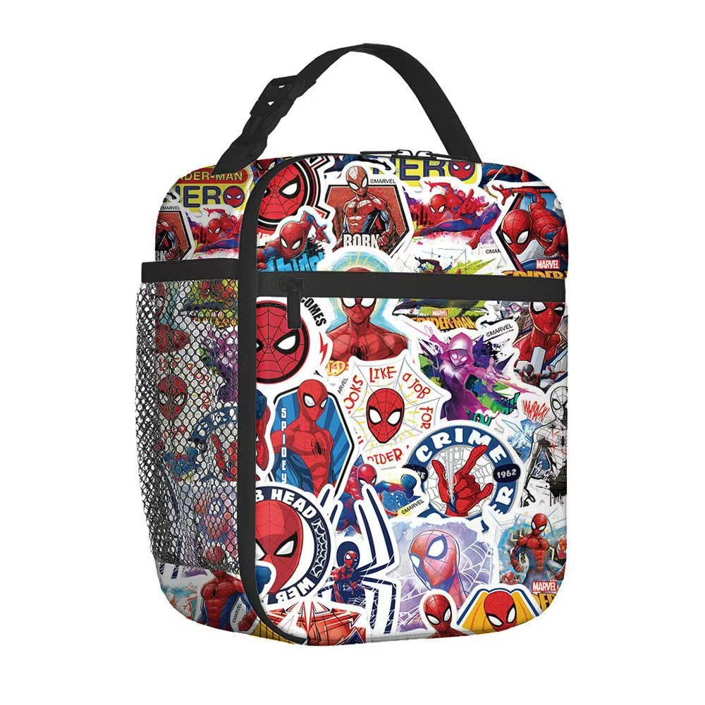 Minecraft Bolso de comida para estudiantes de primaria Minecraft Bolso de hombro portátil para niños Caja de aislamiento Bolsa de almuerzo portátil de campo