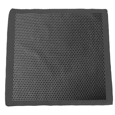 perforated magic clay gloves, clay Car cleaning tools - hollowed-out-mesh-fabric-with-grid-pattern-black