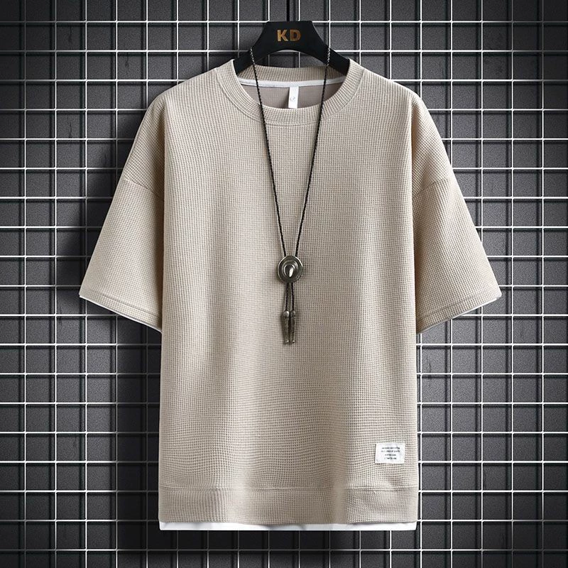 Летний спортивный костюм, oversize футболка с коротким рукавом корейского стиля и шорты, многоцветный, легкая повседневная