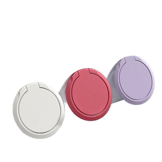 All metal paint ring buckle ring bracket mobile phone buckle printed LOGO light lazy bracket manufacturers direct supply