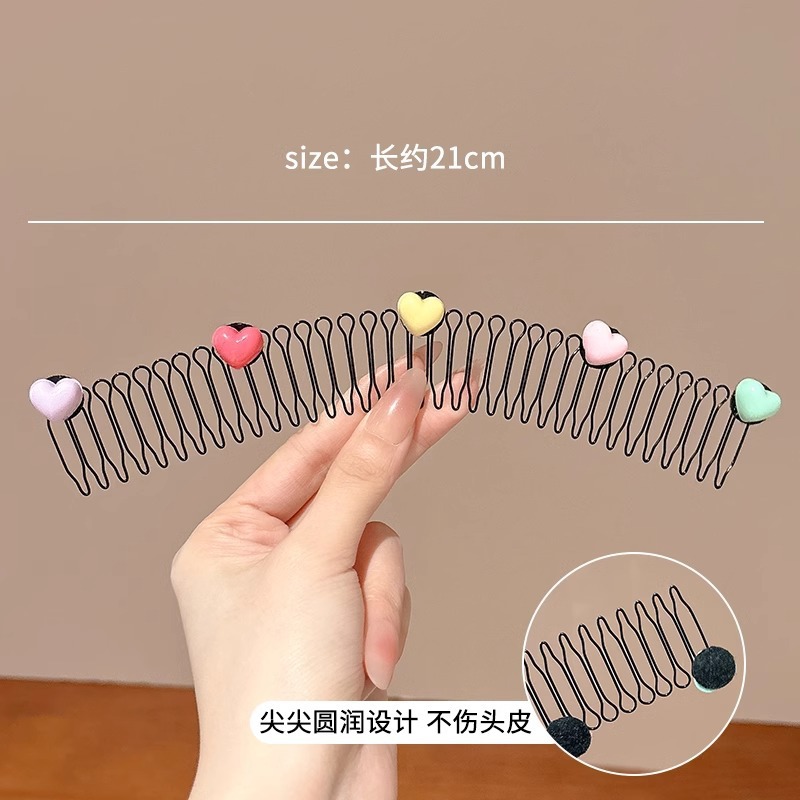 Peinado de cabello de niños acabado artefacto niñas fijo pull peinado de cabello de cabello de cabello de cabello de bebé en la parte posterior de la cabeza pinza de cabello adornamiento