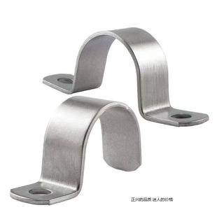 Ll Round Pipe Fixing Buckle Galvanized Thickened Horseback Riding Pipe Clamp Fixing Oil Pipe Clamp U-Shaped Pipe Wire