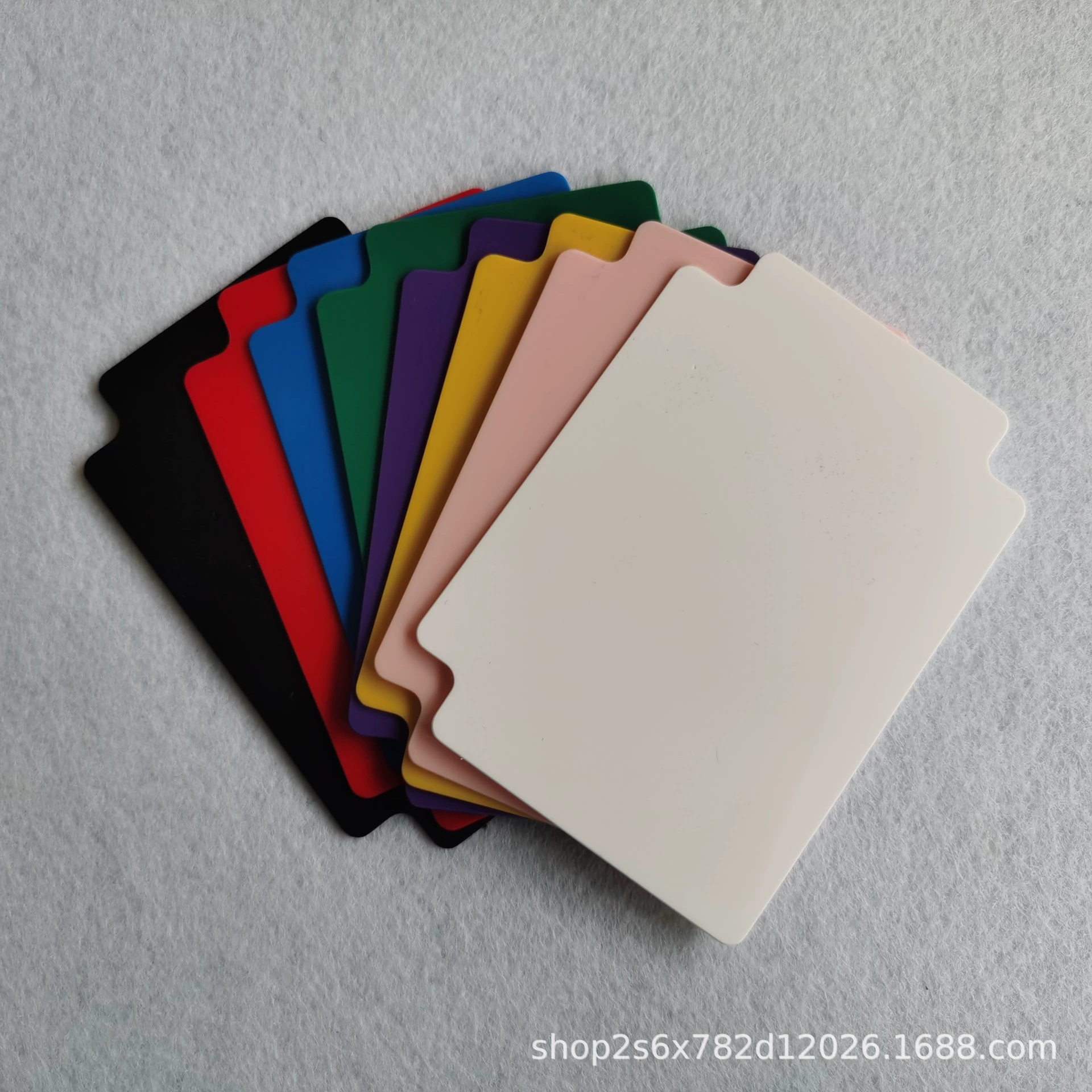 69x96mm пластичная карточка PP DIVIDER CARD DIVIDER любой цвет опционально для печати