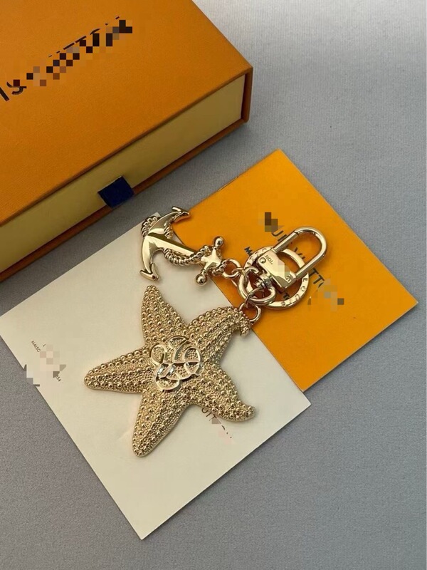 Donkey Brand Cross-Border V Brand New Bag Trendy Accessories Zinc Alloy Starfish Anchor Women's Bag Keychain Pendant Decoration