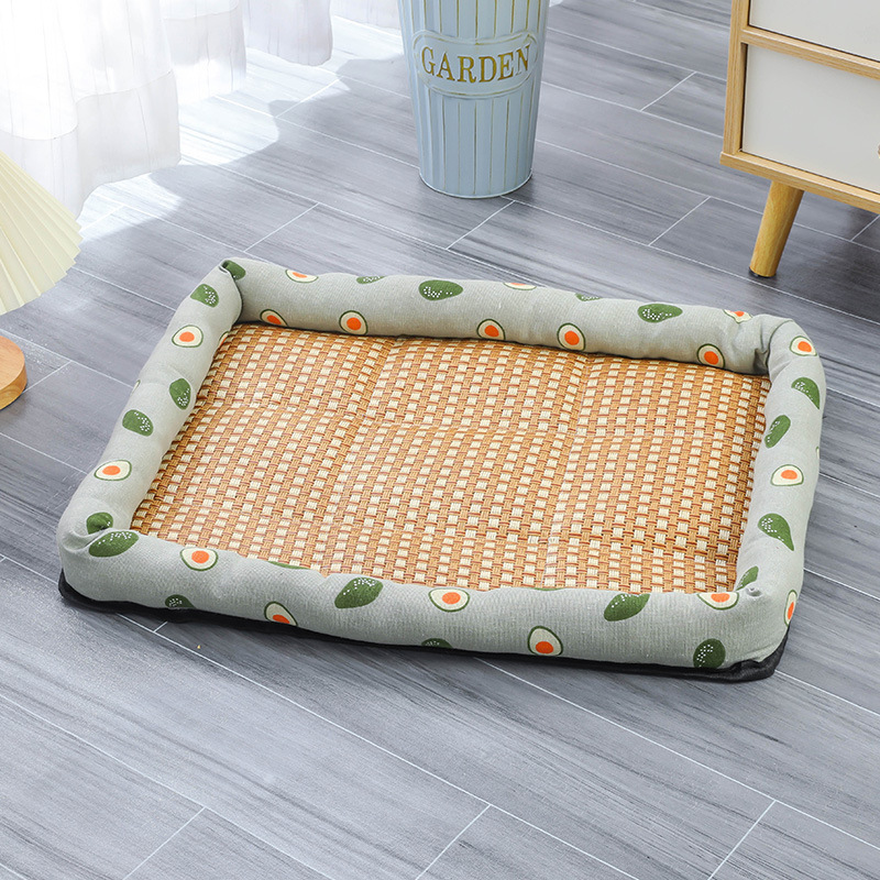 Straight Ice Summer Cat and Nest Pet Dog Bed Cool Mat_voghion.com