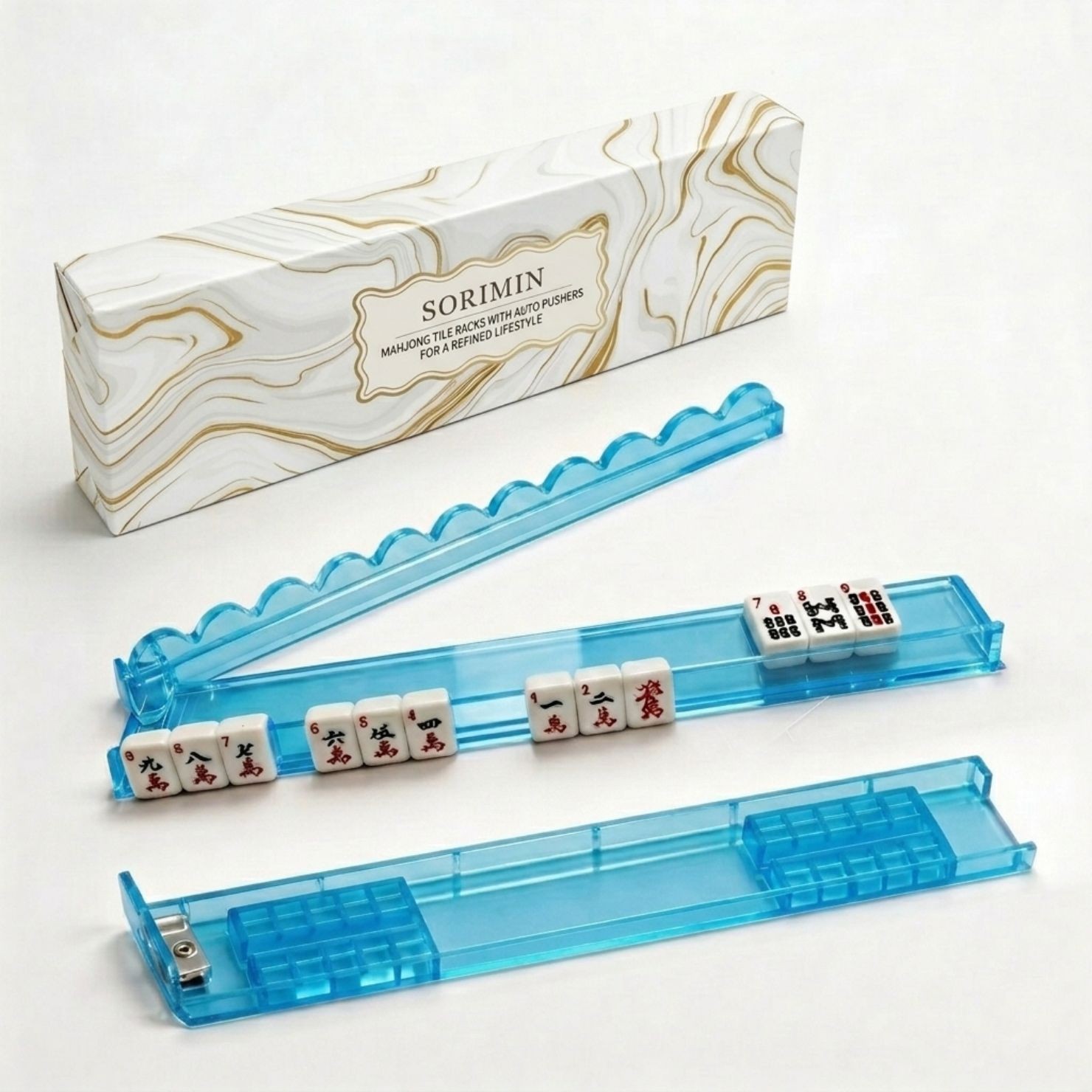 Amazon cross-border 51cm wave ruler, new anti-slip dopamine high-value wave ruler with color box packaging