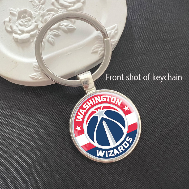 NBAチームのエンブレムのキーホルダーの時間宝石合金のペンダントのカバンの自動車の鍵のペンダントのバスケットボールのファンのプレゼント|undefined
