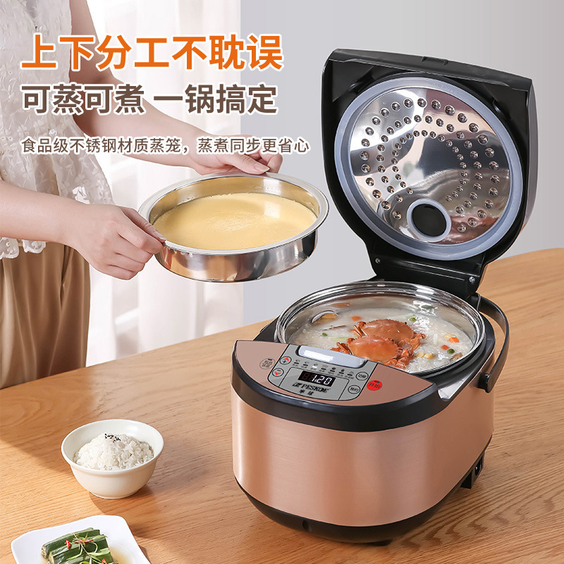 正半球炊飯器家庭用3リットル4リットル5リットル知能蒸煮スープ小型多機能炊飯器2-3-6人|undefined