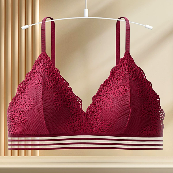 Burgundy bra top