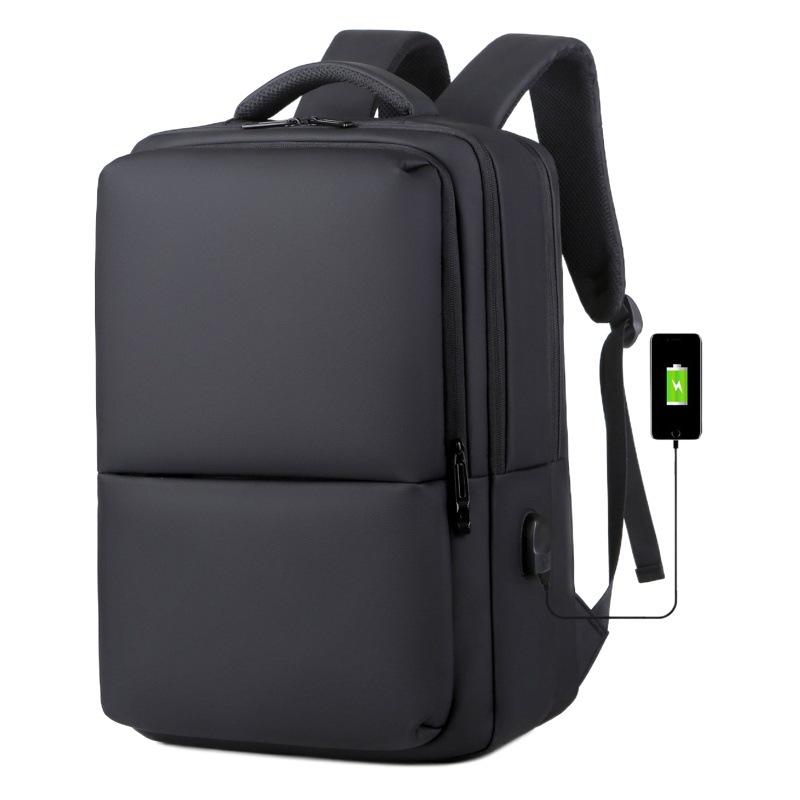 Backpack Men's Laptop Bag Business Travel Large Capacity Middle School Student School Bag Business Trip Men's Backpack Waterproof