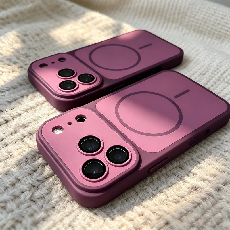 Suitable for iPhone 18 Pro Max Magnetic Phone Case, Dual-Color Skin-Like Feel, Full Coverage for Apple 17, Protective Case for 16, High-End Feel Suitable for iPhone 18 Pro Max Magnetic Phone Case, Dual-Color Skin-Like Feel, Full Coverage for Apple 17, Protective Case for 16, High-End Feel