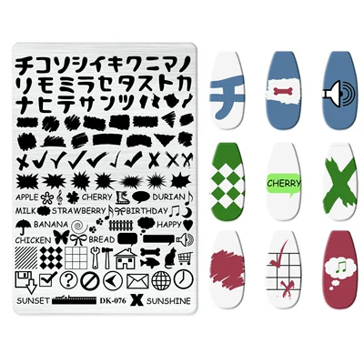 Painting, New Designs in Stock, Dırnaq bəzəkləri - dk-076