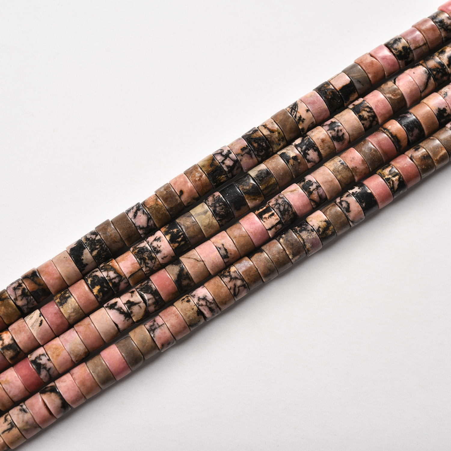 Organic beads, accessory, accessories, 3×6mm, DIY