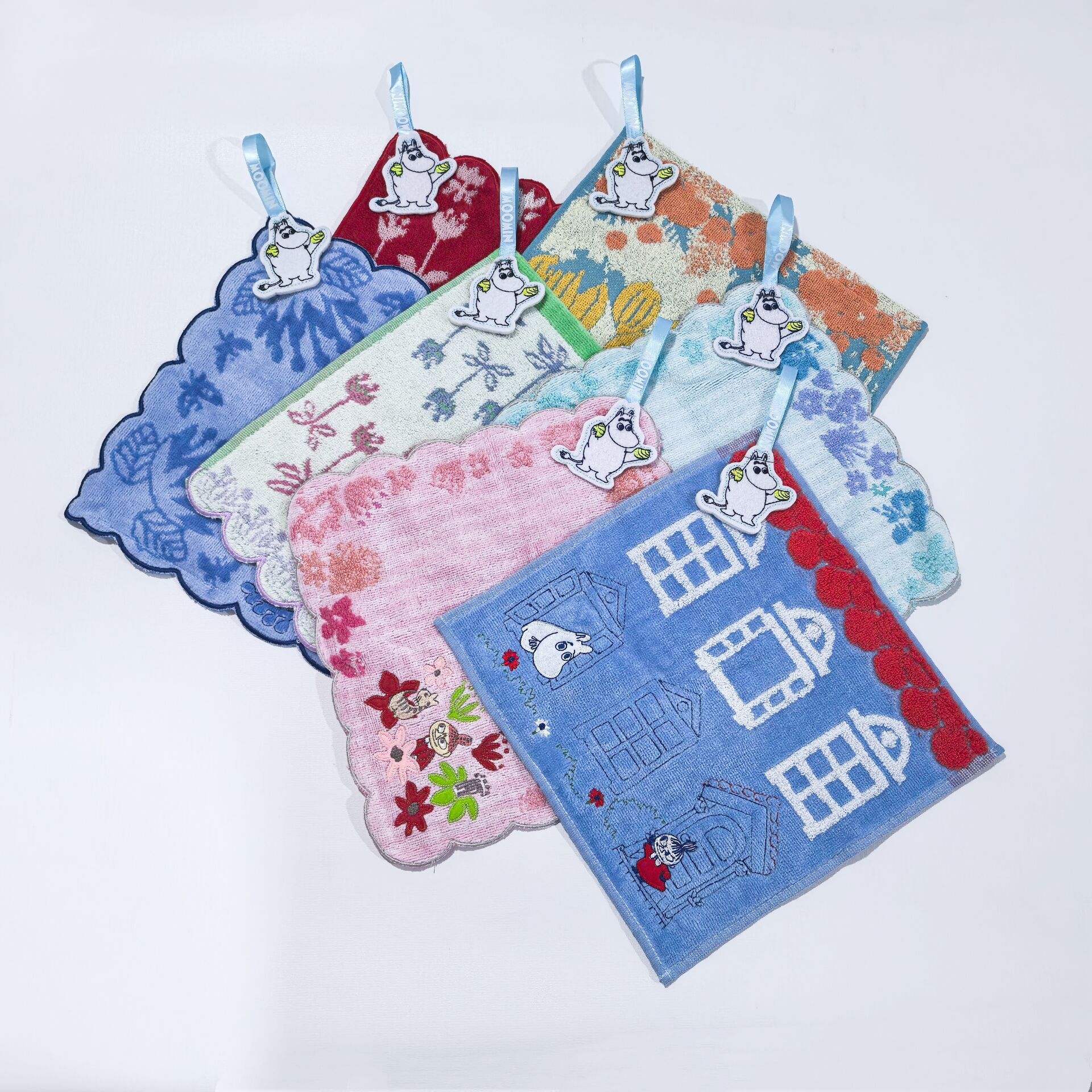 Pure Cotton Thick Towel Untwisted Yarn Jacquard Embroider Cartoon Hand Towel Face Towel Soft and Absorbent Cotton