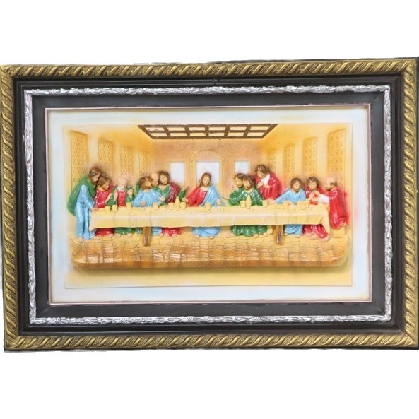 70cm cena como doce discípulos mirando la figura de la resina de la familia sala de estar comedor iglesia colgante