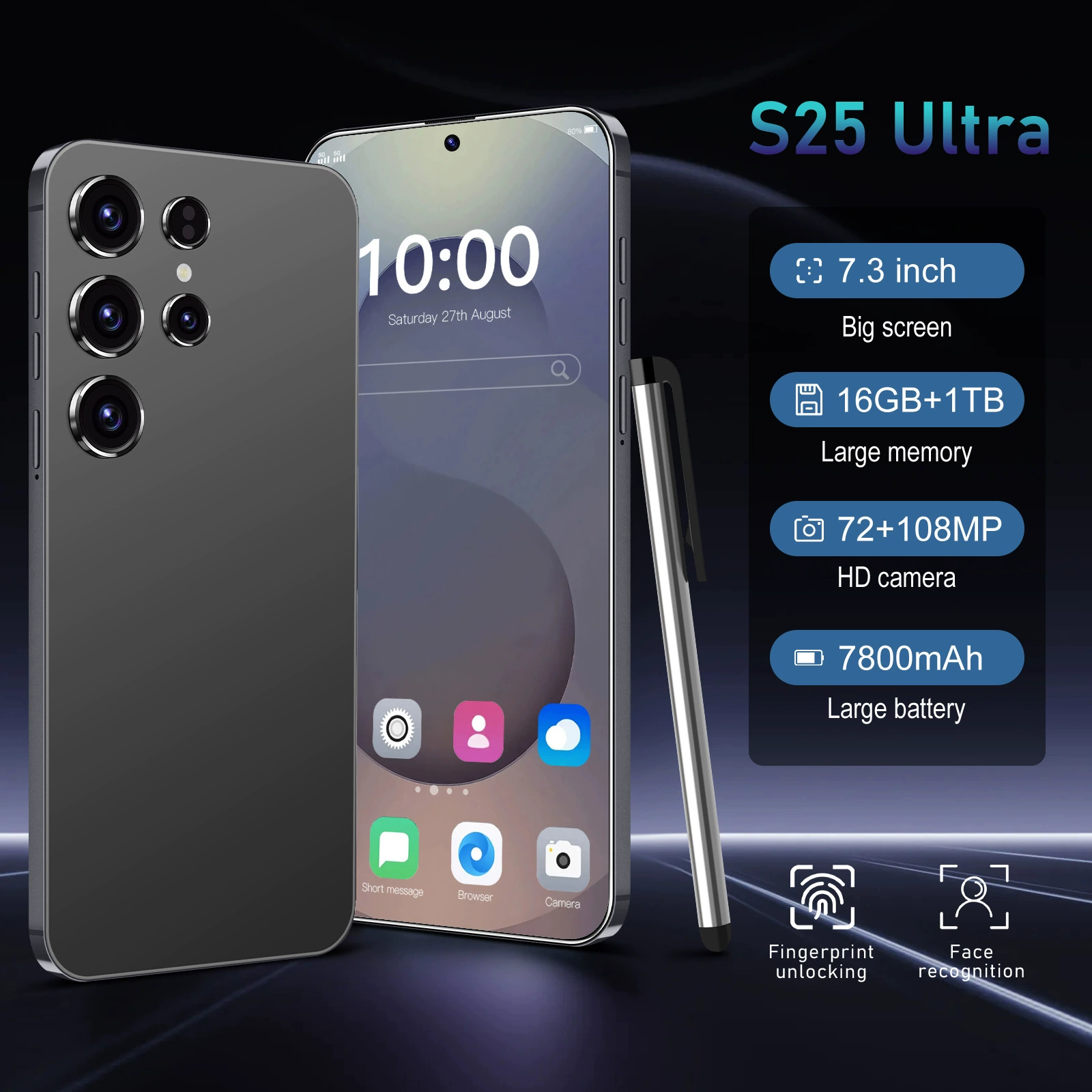 Smartphone S25, Android, 16GB, 3‑inch display